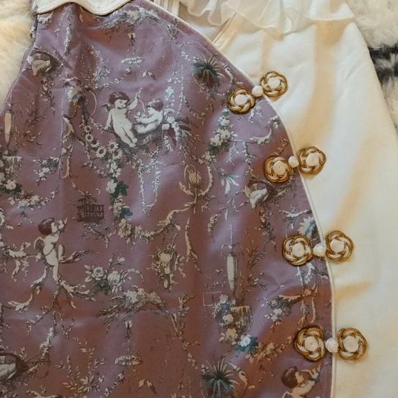 Pink fitted cheongsam - Picture 3 of 6